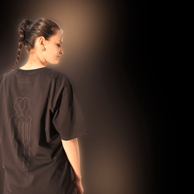 T-shirt Noir sur Noir