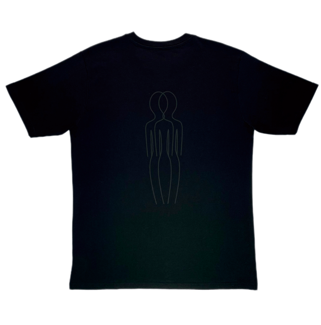 T-shirt Noir sur Noir